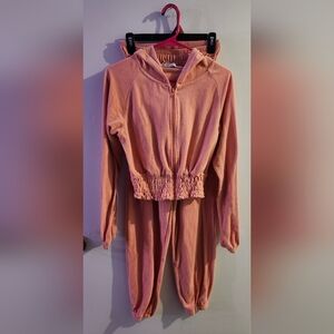 Women's Pink Hooded Jacket